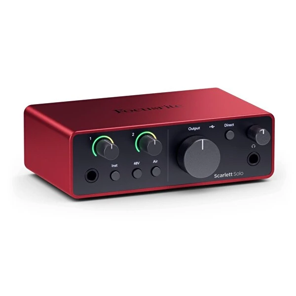 Focusrite Scarlett Solo Gen 4 Ses Kartı Ses Kartı Fiyatı