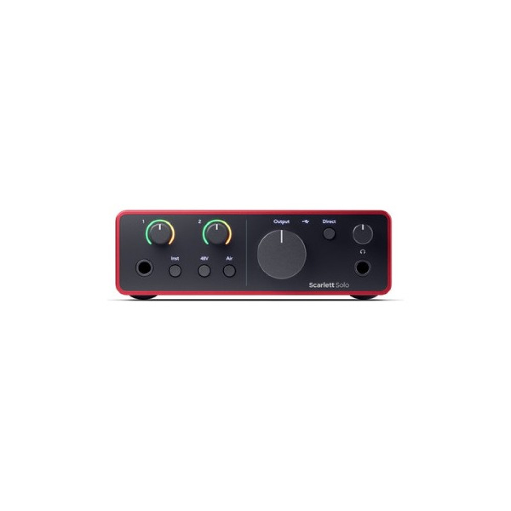 Focusrite Scarlett Solo Gen 4 Ses Kartı (MOSC0032) Stüdyo ve Sahne Ekipmanları Fiyatı