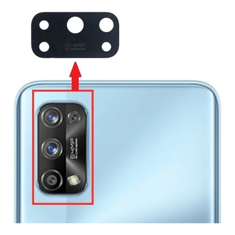 fodos Realme 7 Pro Kamera Lensi Camı RMX2170 Telefon Yedek Parça Fiyatı