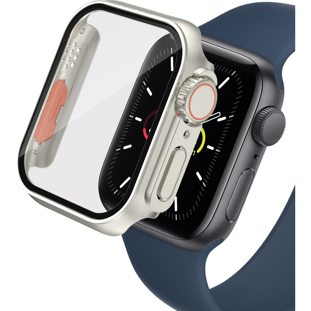Fogy Apple Watch 44MM'I - Apple Watch Ultra 49MM'E Kasa Dönüştürücü ve Ekran Koruyucu - Gümüş Cep Telefonu Ekran Koruyucusu Fiyatı