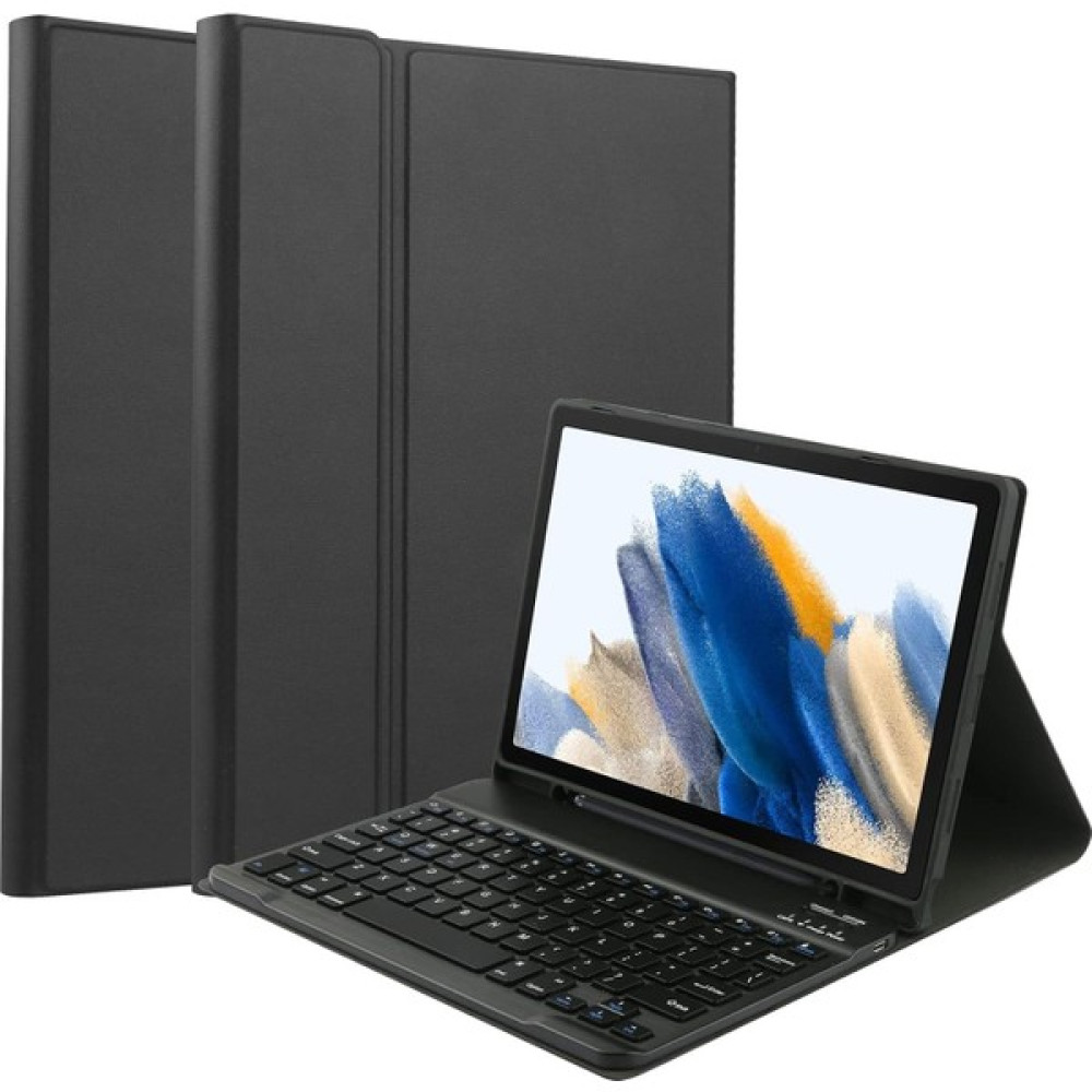 Fogy Samsung Galaxy Tab A8 10.5" 2022 SM-X200 Için Çıkarılabilir Bluetooth Klavyeli Klavye Kılıfı - Siyah Tablet Kılıfı Fiyatı