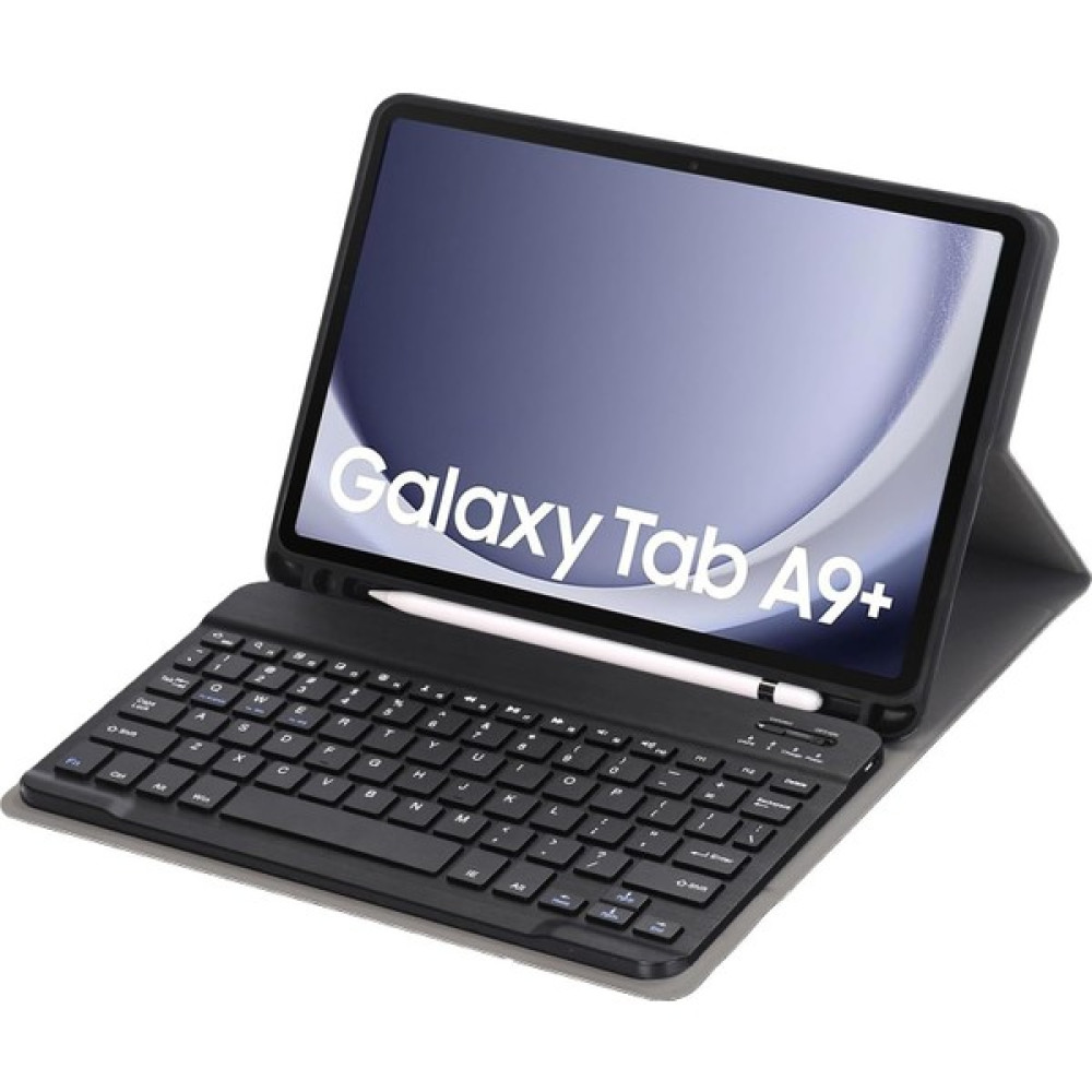 Fogy Samsung Galaxy Tab A9+ Plus 11 Inç SM-X210 Için Çıkarılabilir Bluetooth Klavyeli Klavye Kılıfı - Siyah Tablet Kılıfı Fiyatı