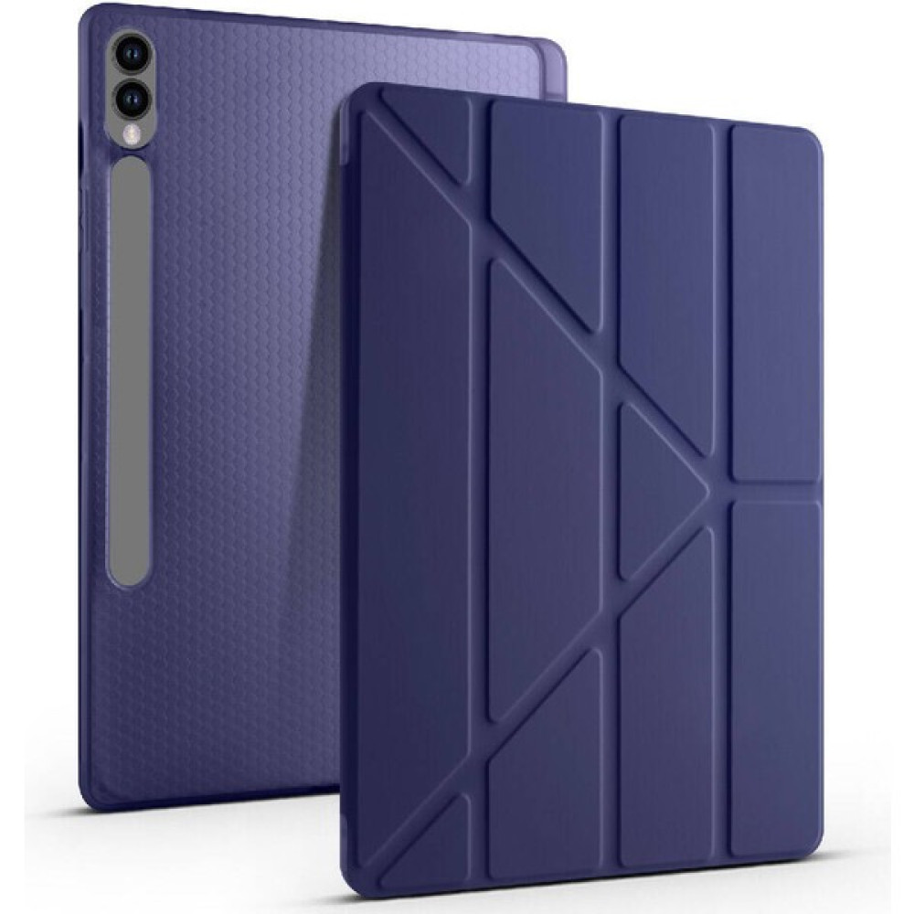 Fogy Samsung Galaxy Tab S9 Fe+Plus 12,4 Uymlu Standlı Kalem Bölmeli Akıllı Kılıf - Lacivert Tablet Kılıfı Fiyatı