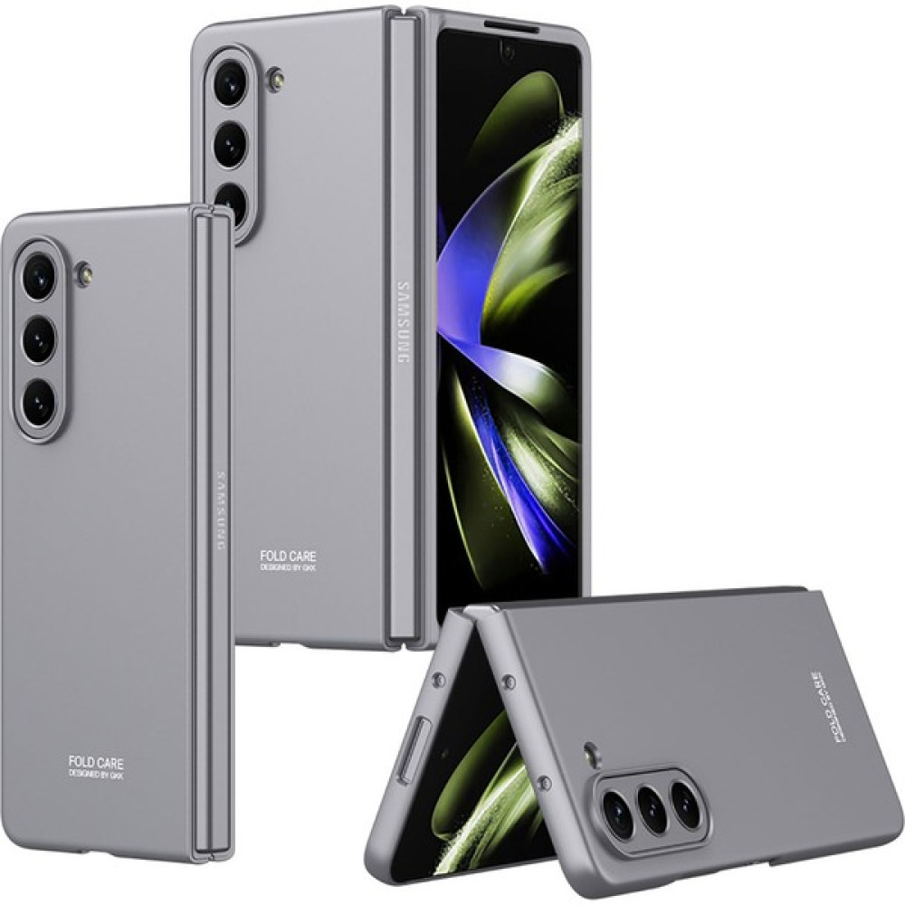 Fogy Samsung Galaxy Z Fold 5 Kılıf Ultra Ince Parmak Izi Bırakmıyan Tasarım Mat Kapak - Gri Cep Telefonu Kılıfı Fiyatı