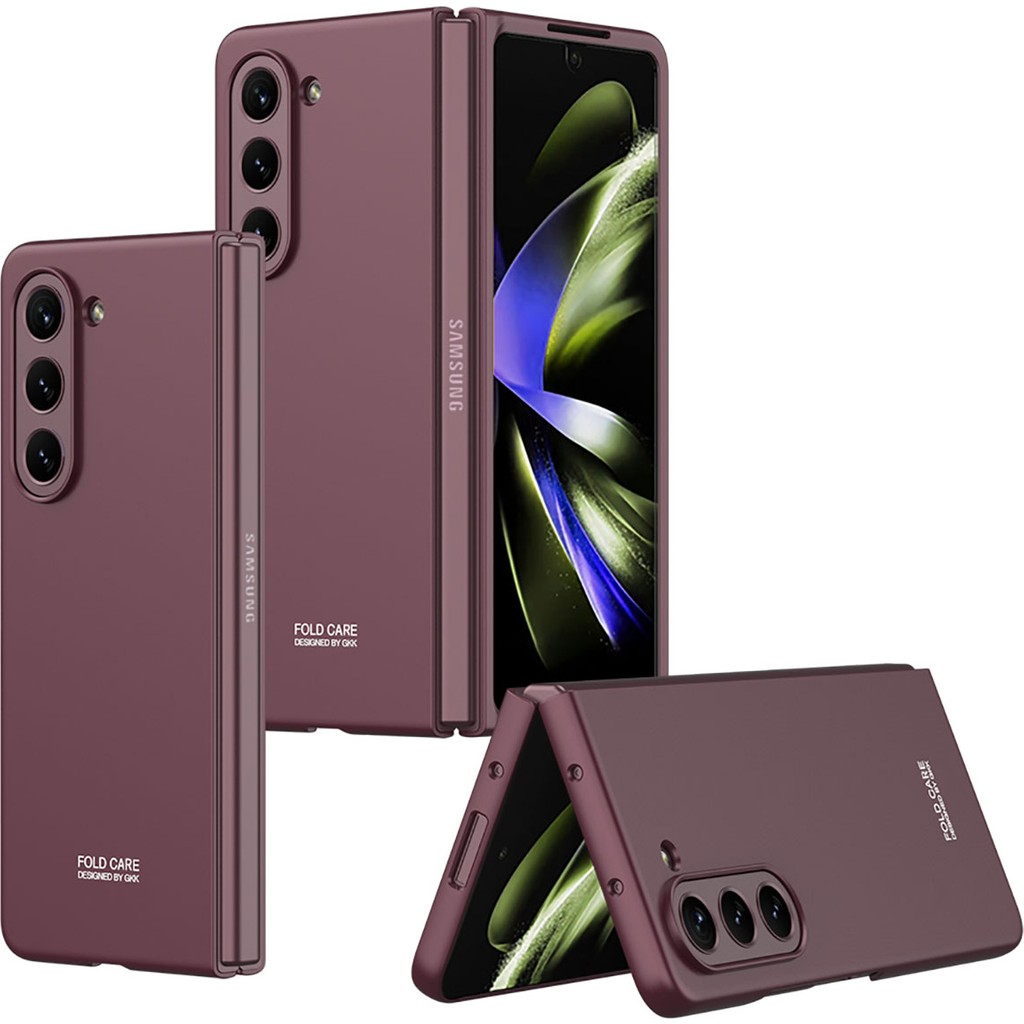 Fogy Samsung Galaxy Z Fold 5 Kılıf Ultra Ince Parmak Izi Bırakmıyan Tasarım Mat Kapak - Kırmızı Cep Telefonu Kılıfı Fiyatı