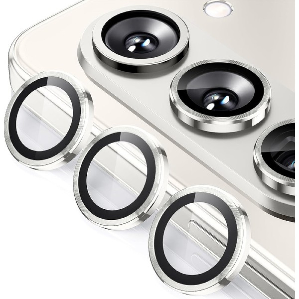 Fogy Samsung Galaxy Z Fold 5 Uyumlu Metal Temperli Cam Lens Koruyucu - Gümüş Cep Telefonu Kılıfı Fiyatı
