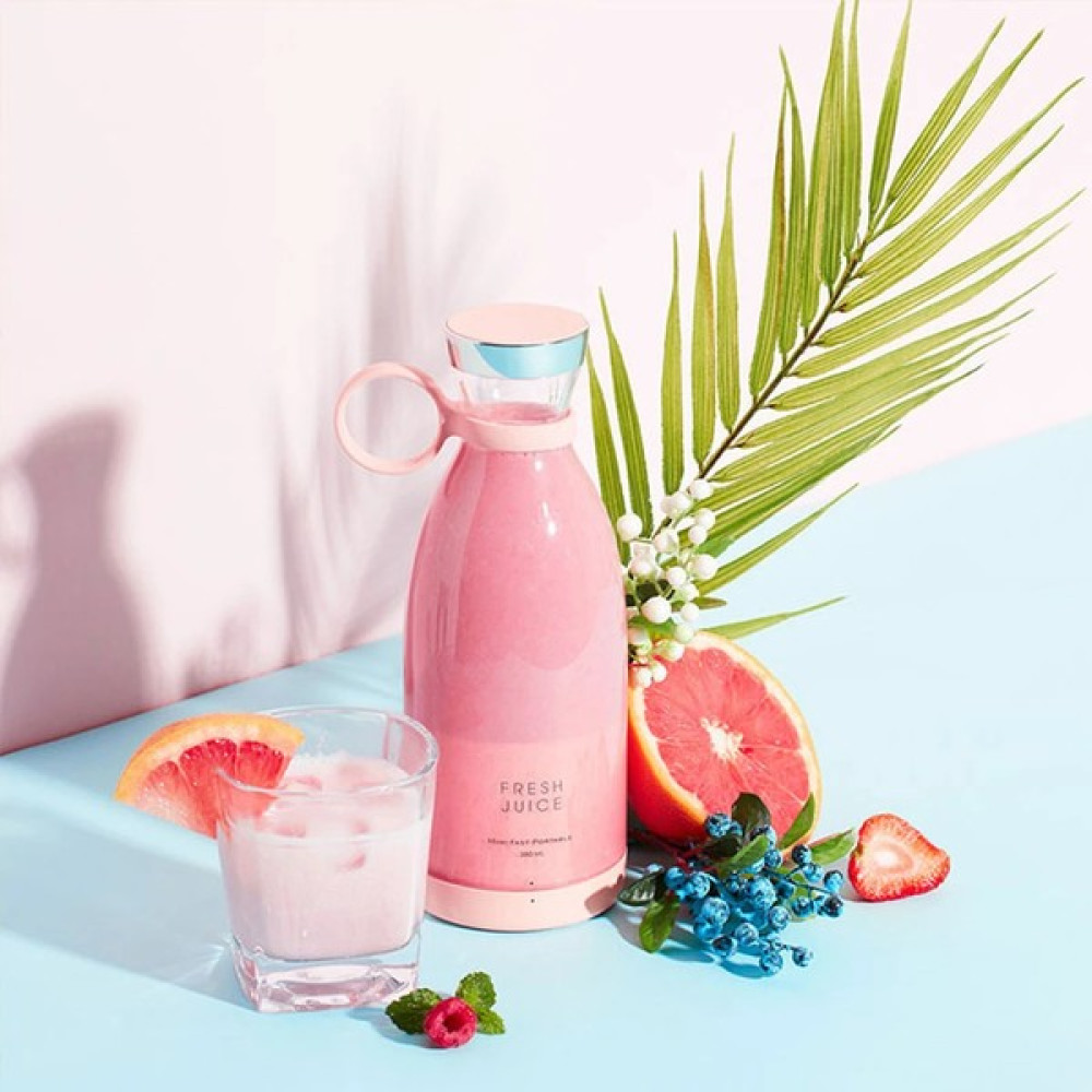 Fogy Taşınabilir Kablosuz Şarjlı Kişisel Smoothie El Blender - Pembe Blenderler Fiyatı