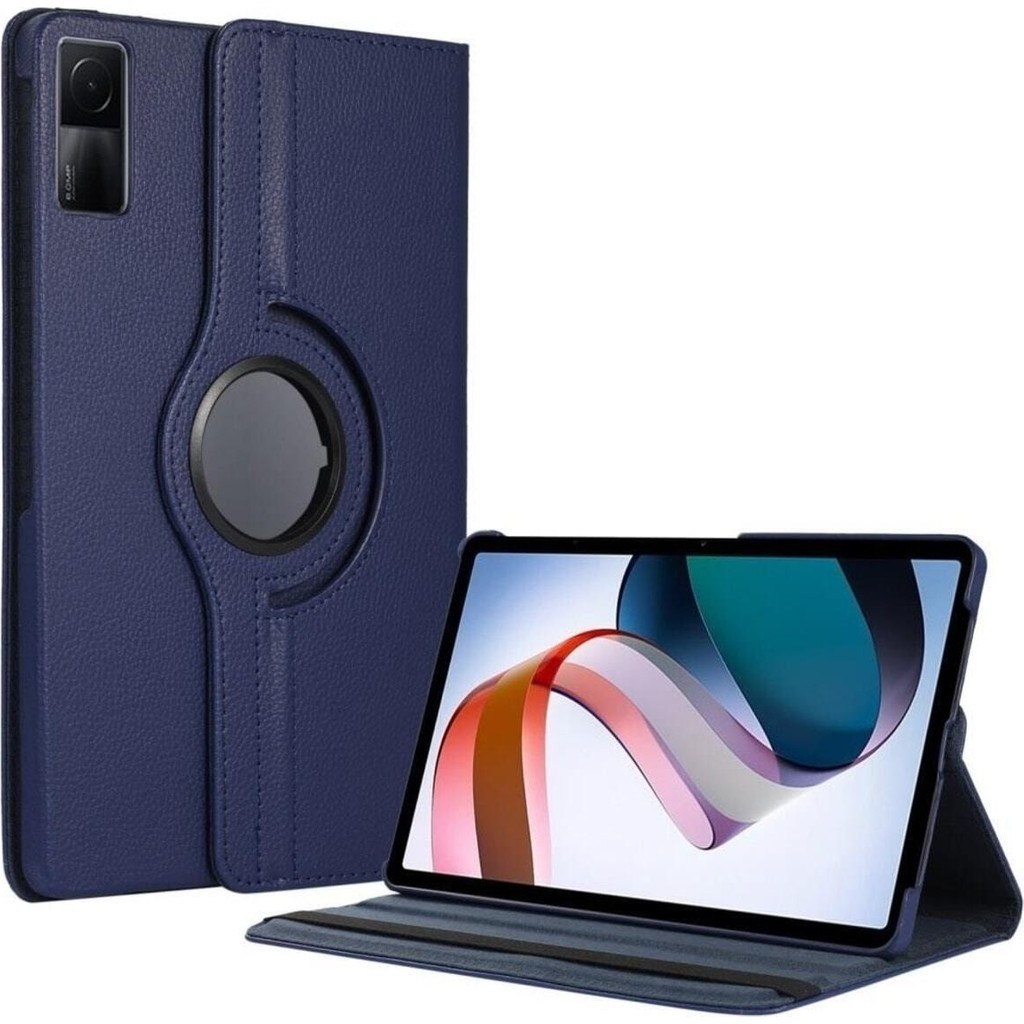 Fogy Xiaomi Redmi Pad 6gb 128GB 10.6"uyumlu 360 Dönebilen Standlı Kapaklı Tablet Kılıfı - Lacivert Tablet Kılıfı Fiyatı