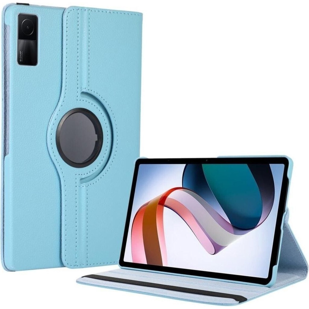 Fogy Xiaomi Redmi Pad 6gb 128GB 10.6"uyumlu 360 Dönebilen Standlı Kapaklı Tablet Kılıfı - Mavi Tablet Kılıfı Fiyatı