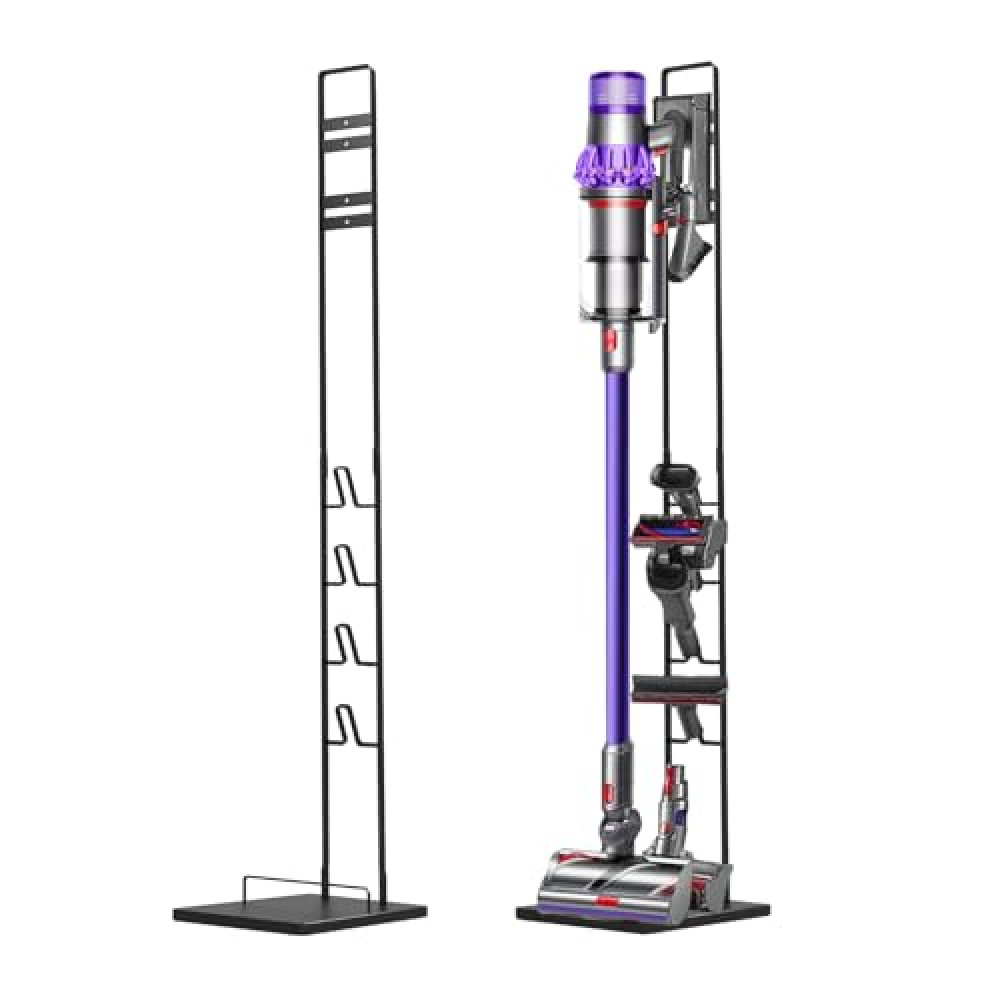 Foho Vacuum Stand for Dyson V11 V10 V8 V7 V6,Stable Metal Storage Bracket Stand Holder for Dyson Handheld DC30 DC31 DC34 DC35 DC58 DC59 DC62 Cordless Vacuum Cleaners & Accessories & Attachments