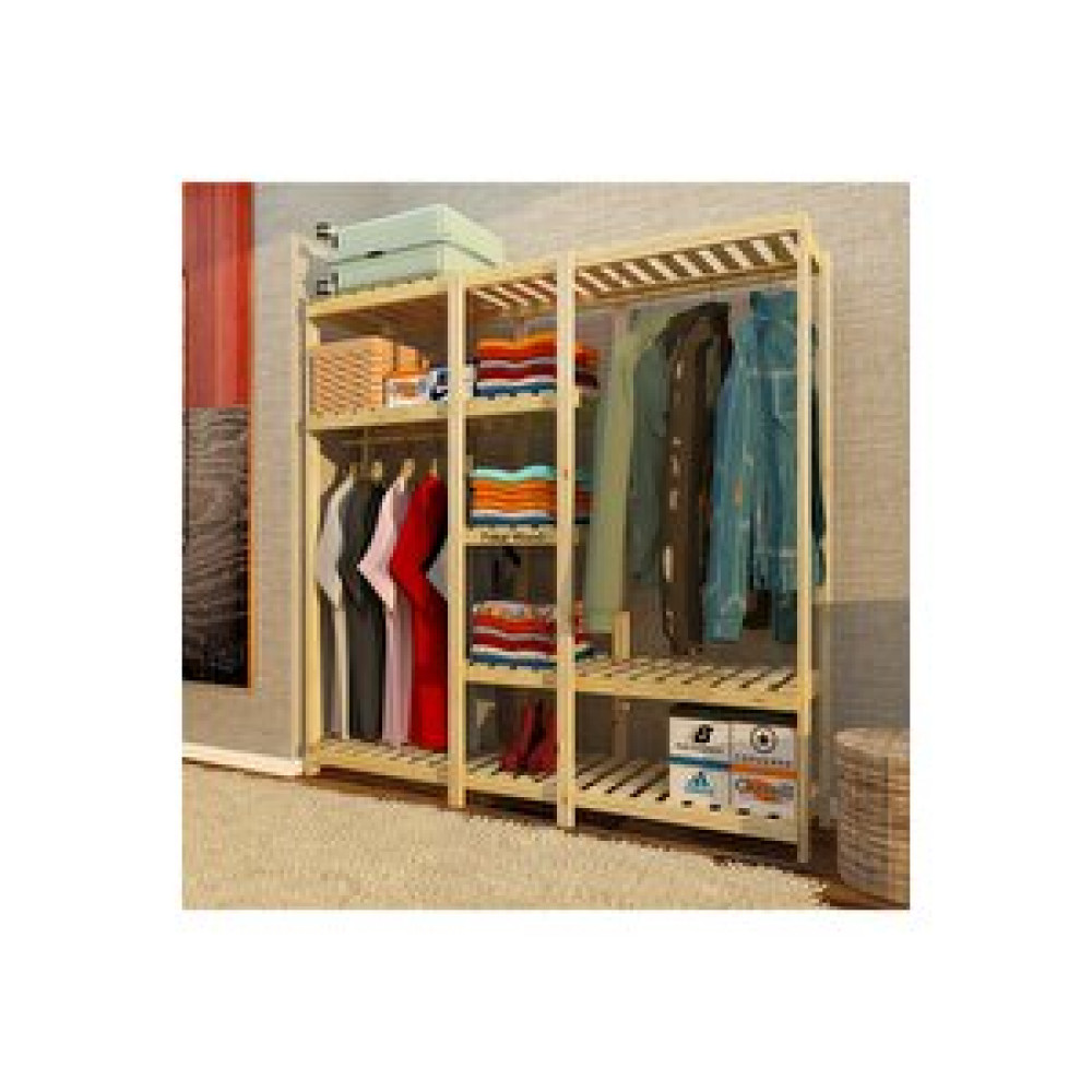 Fokai Wood Bado - Açık Ahşap Gardırop Gardrop & Dolap Fiyatı