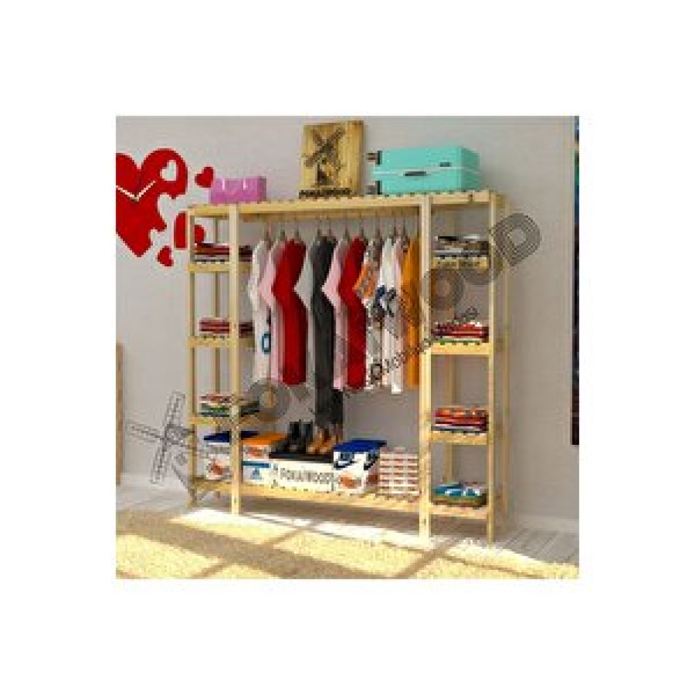 Fokai Wood Extenso - Açık Ahşap Gardırop Gardrop & Dolap Fiyatı