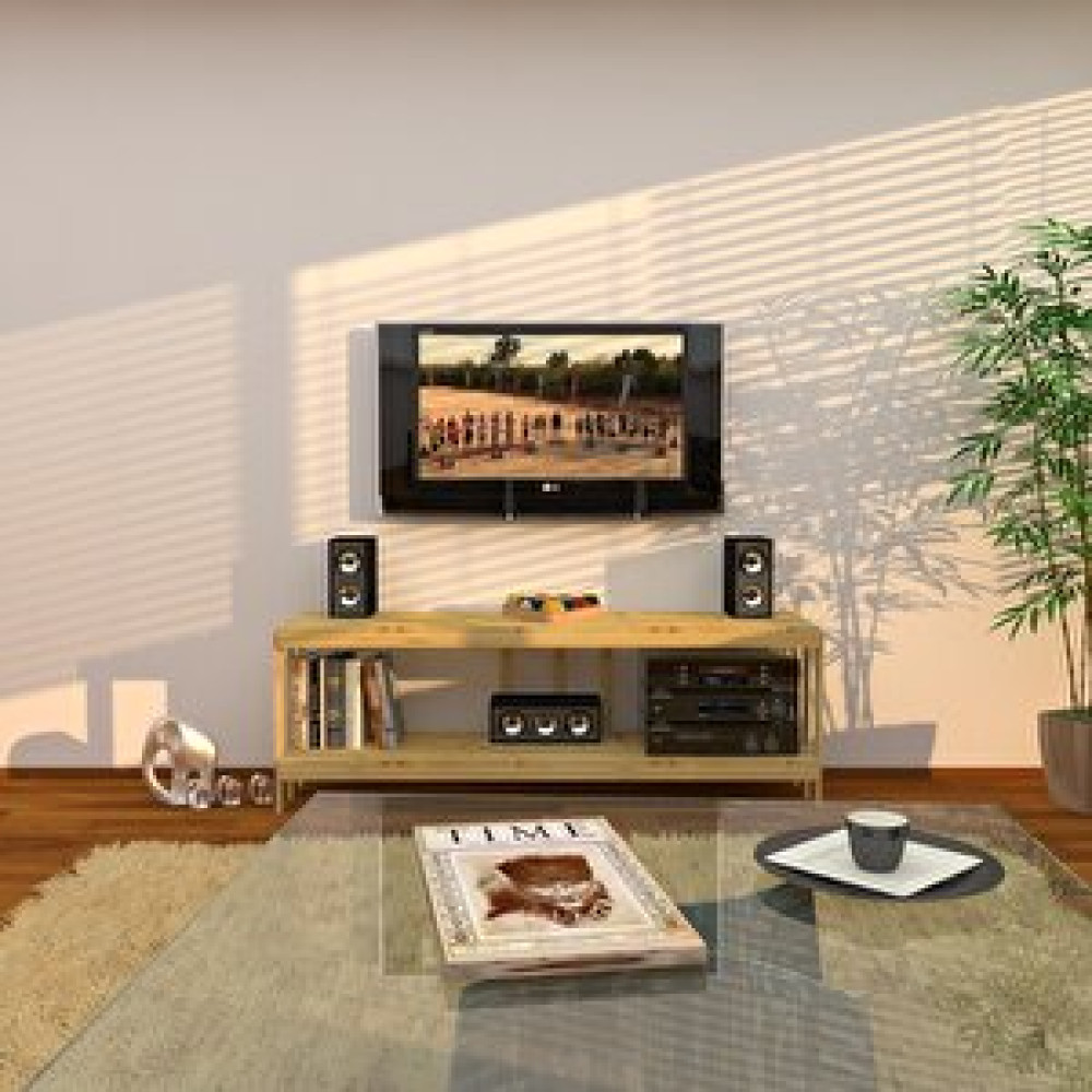 Fokai Wood  Midia Solo Açık Ahşap Medya Ünitesi Tv Ünitesi / Sehpası Fiyatı
