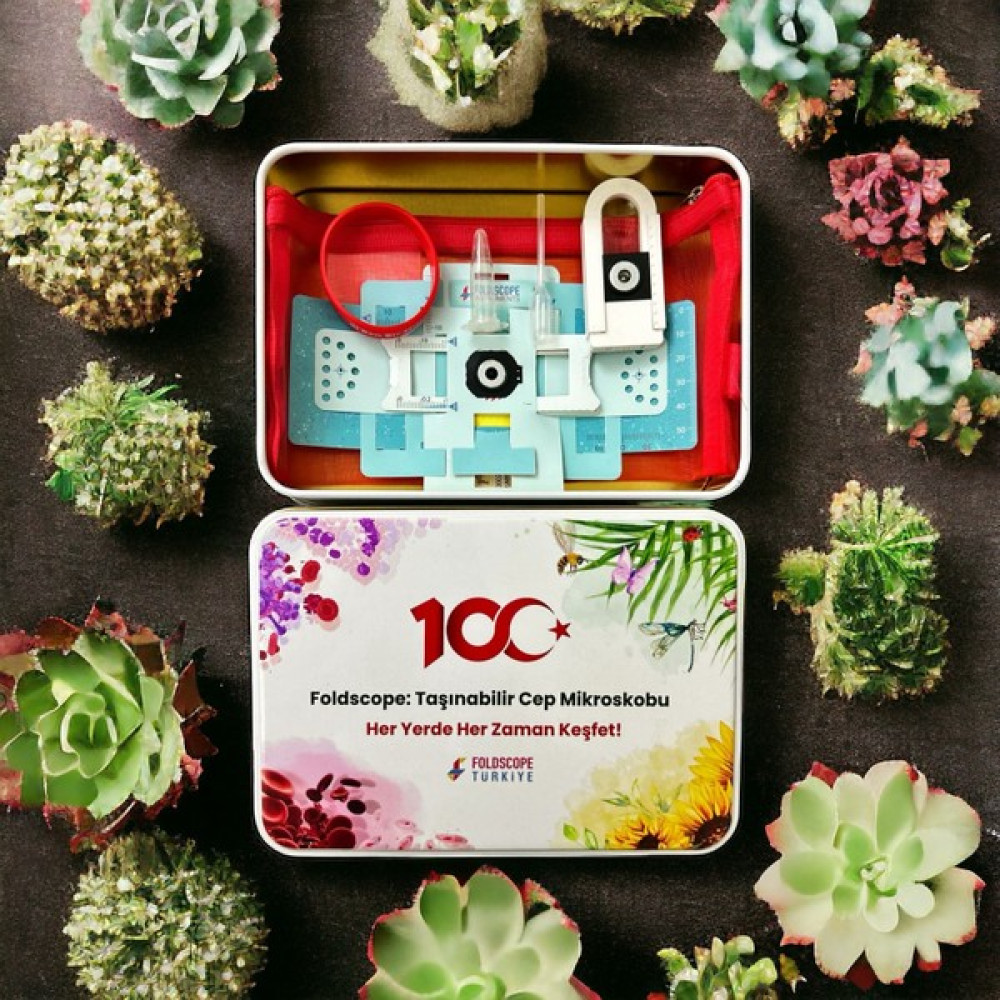 Foldscope Mikroskop Gezgin Seti (100. Yıl Özel Kutusunda) Mikroskop Fiyatı