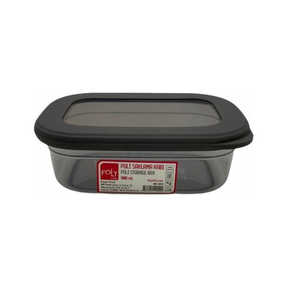 Foly Life Poli Saklama Kabı, Erzak Kabı Silikon Sızdırmaz Kapak 400 ml Saklama Kapları Fiyatı