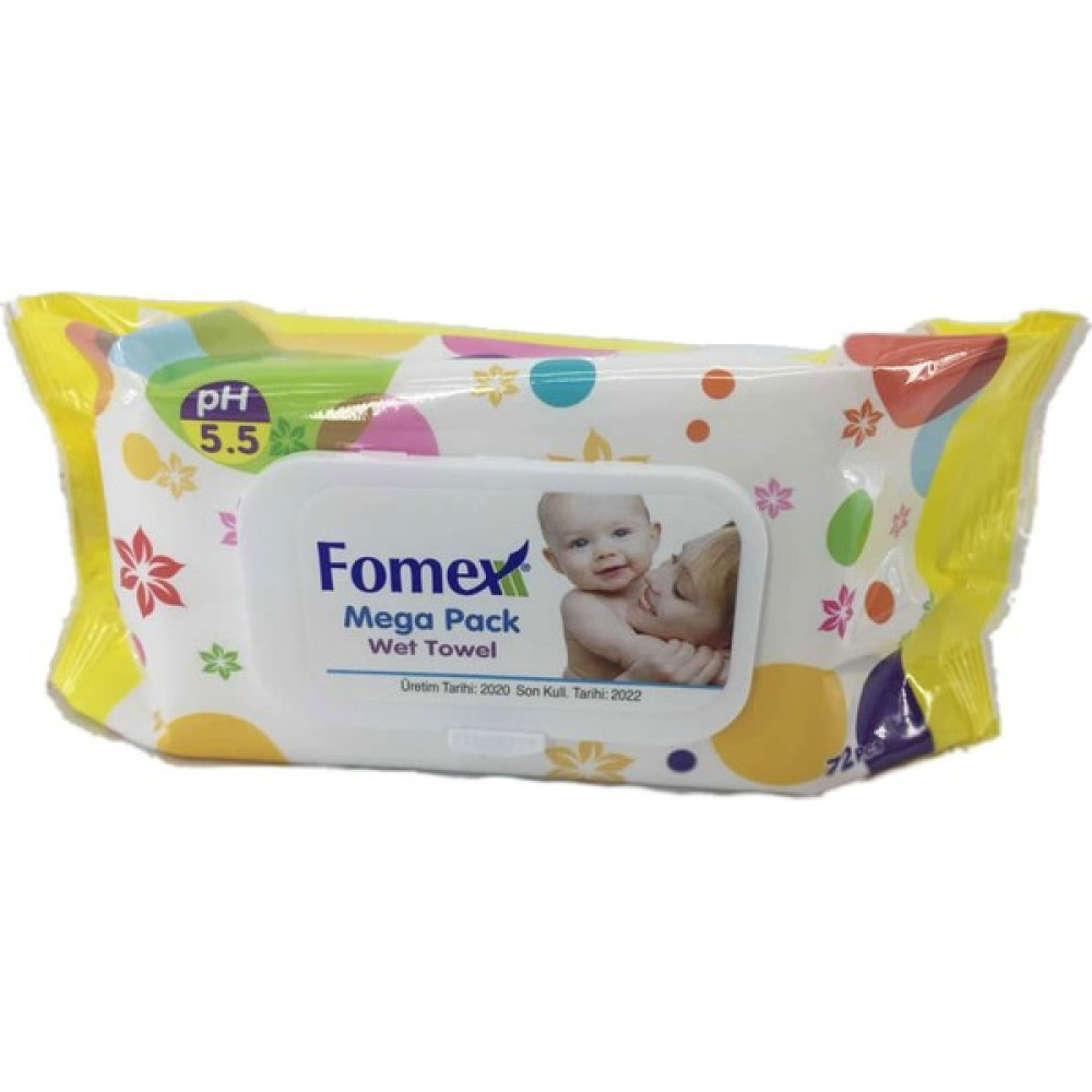 Fomex Islak Mendil 72 Yaprak Bebek Bakım Fiyatı