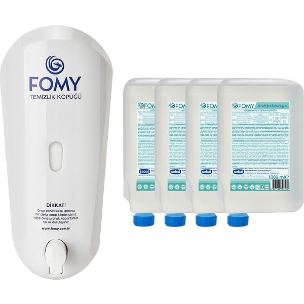 Fomy Antibakteriyel El Temizlik Köpüğü ve Dispenser 1000ml Sabunlar Fiyatı