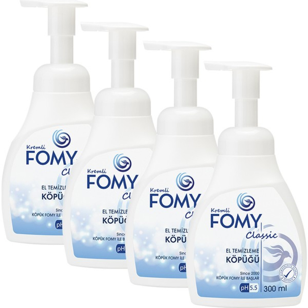 Fomy Classic Köpük Sabun El Temizleme Köpüğü 300 ml x 4 Adet Sabunlar Fiyatı