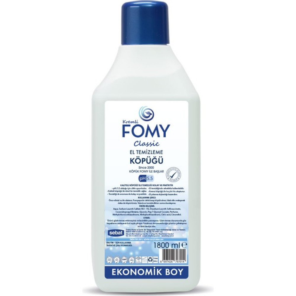 Fomy El Temizlik Köpüğü 1800 ml Sabunlar Fiyatı