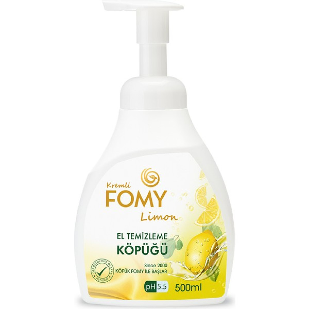 Fomy Limon Köpük Sabun El Yüz Vücut Temizlik Köpüğü 500 ml Sabunlar Fiyatı
