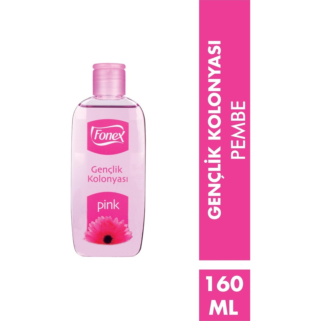 Fonex Gençlik Kolonyası 160 ml Pink 80 Derece Taze ve Çiçeksi Koku ile Ferahlama Diğer Fiyatı