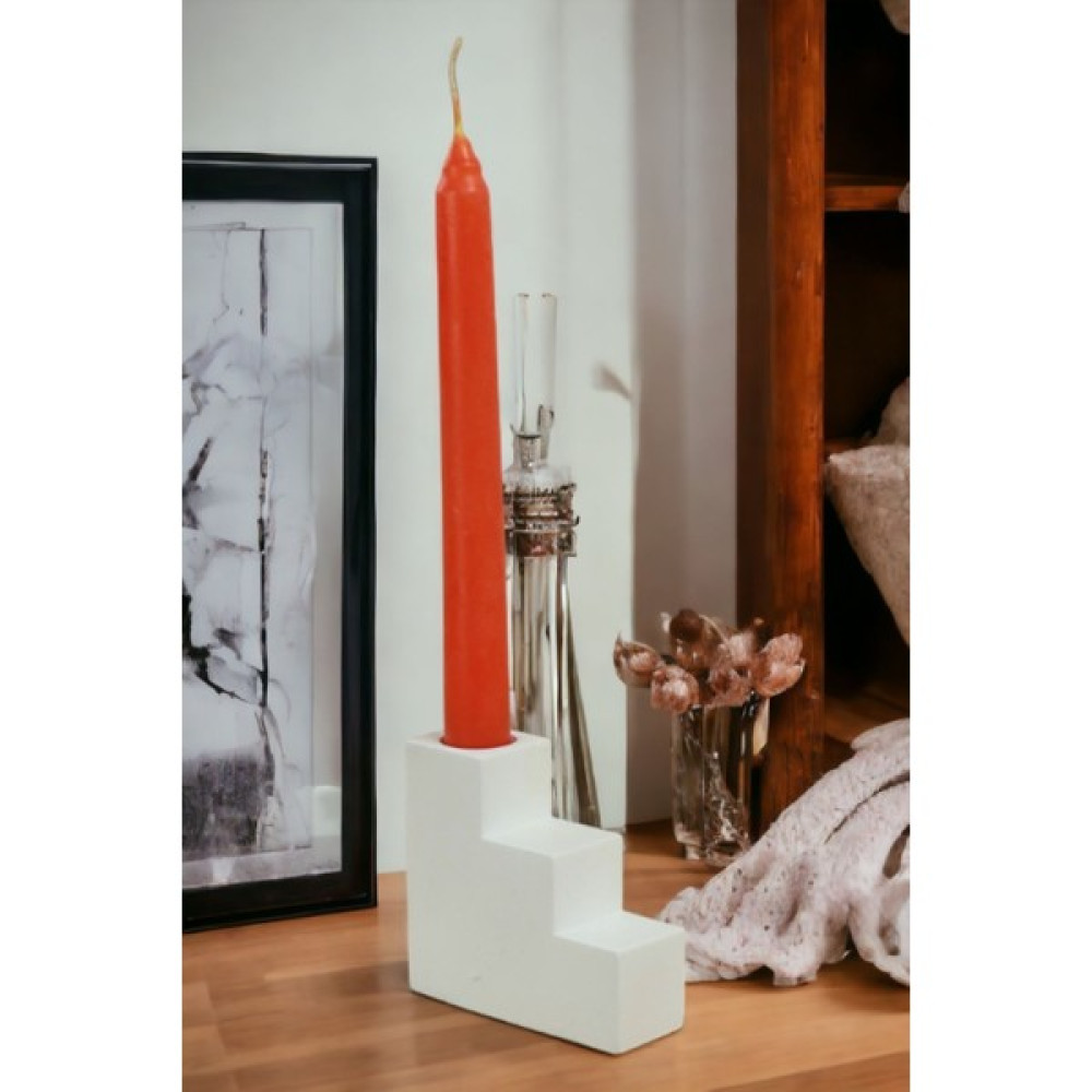 Fonnava Şamdan Mumluk Dekoratif Mumluk Tealight Mumluk Model 18 Ikili Mumluk - 0 - Beyaz Şamdan Fiyatı