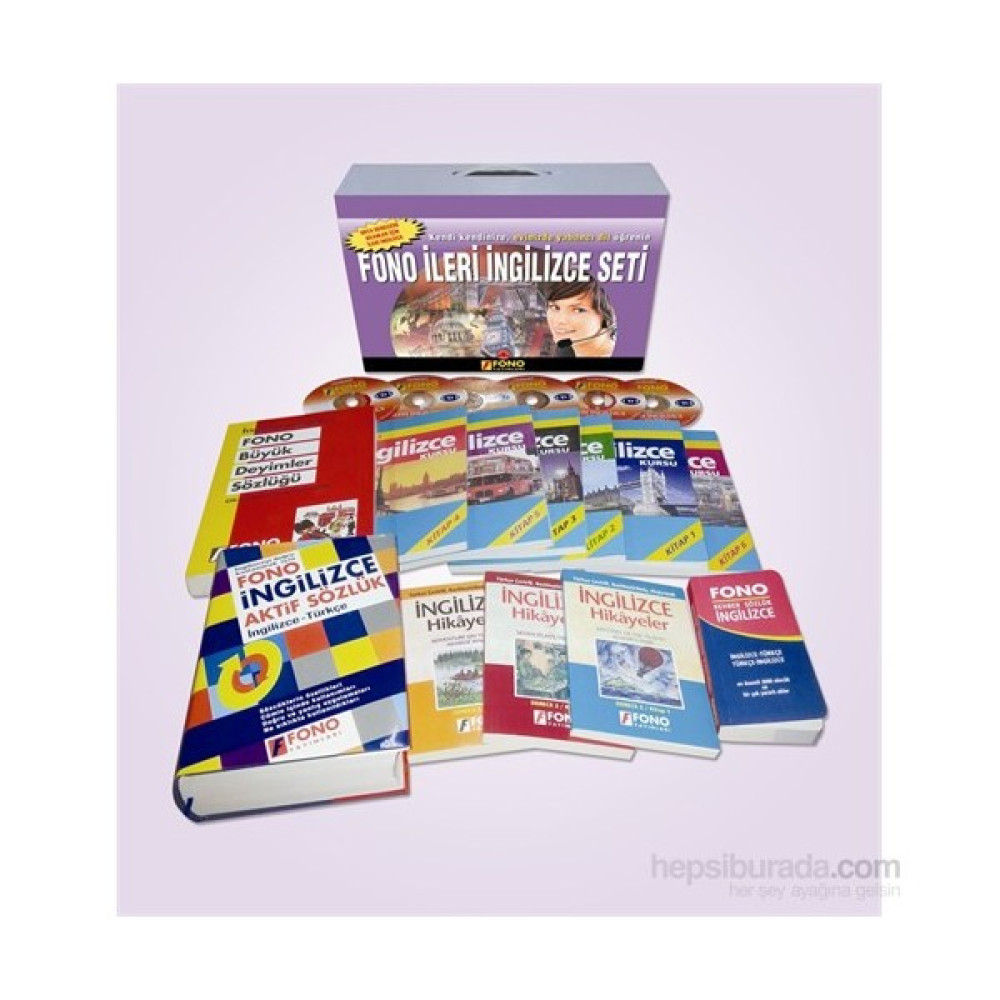 Fono İleri İngilizce Seti (12 Kitap+6 Cd)-Kolektif Yabancı Dil Öğretici Kitaplar ve Eğitim Setleri Fiyatı