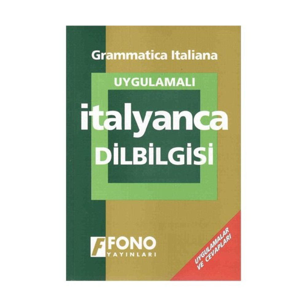 Fono İtalyanca Dilbilgisi - Begüm Başoğlu Yabancı Dil Öğretici Kitaplar ve Eğitim Setleri Fiyatı