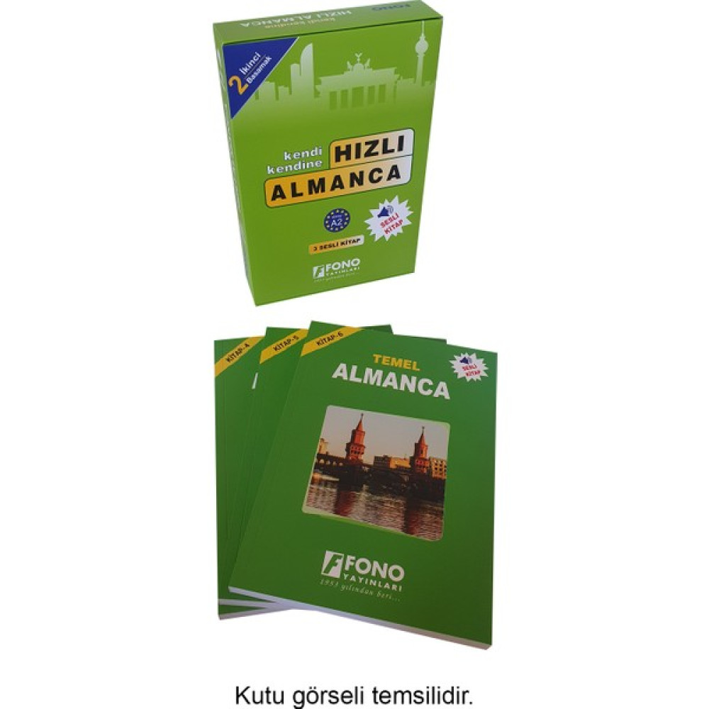 Fono Yayınları Hızlı Almanca 2. Basamak (3 Kitap) (Seslendirmeli) Yabancı Dil Öğretici Kitaplar ve Eğitim Setleri Fiyatı
