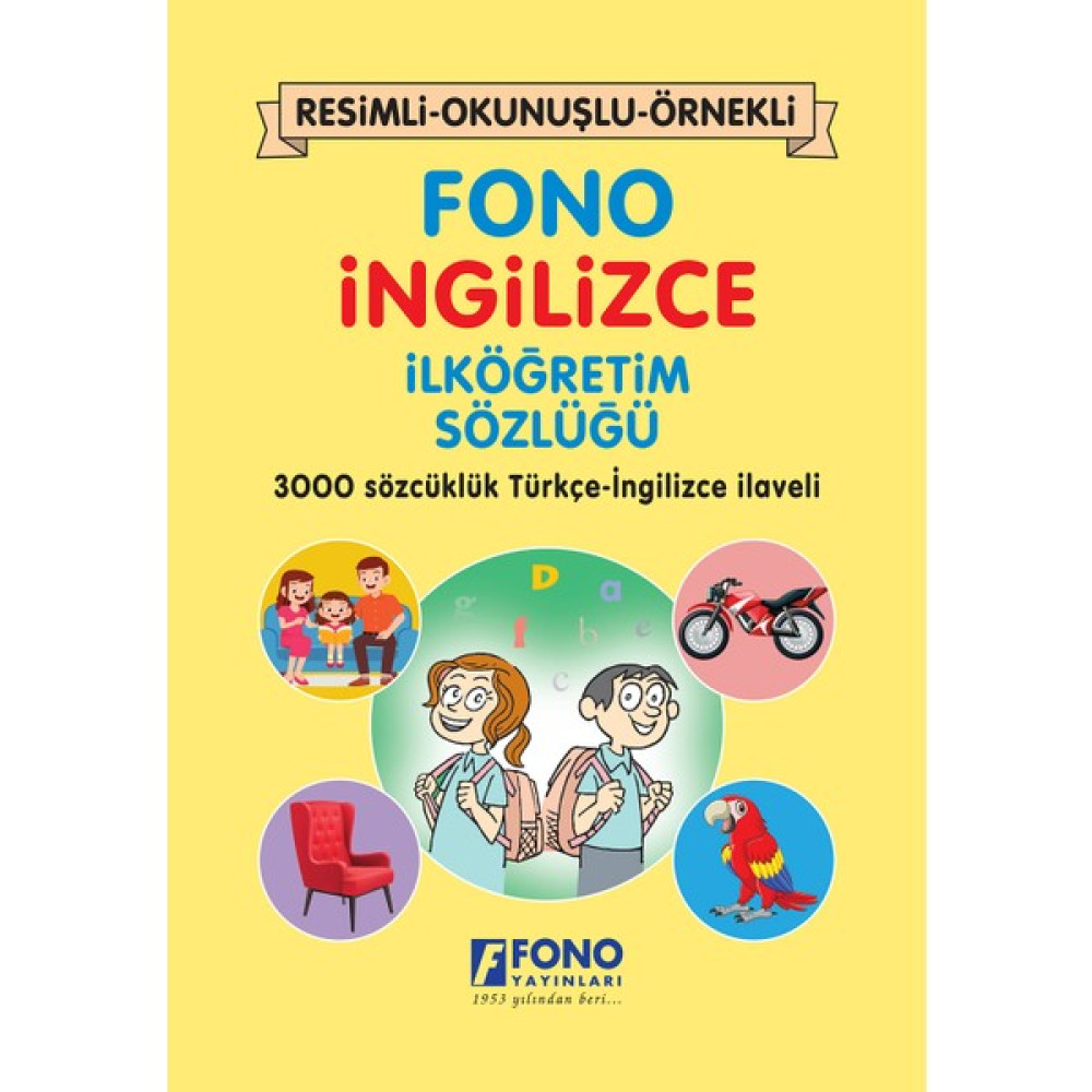 Fono Yayınları İngilizce İlköğretim Sözlüğü Yabancı Dil Başvuru ve Kaynak Sözlükleri Fiyatı