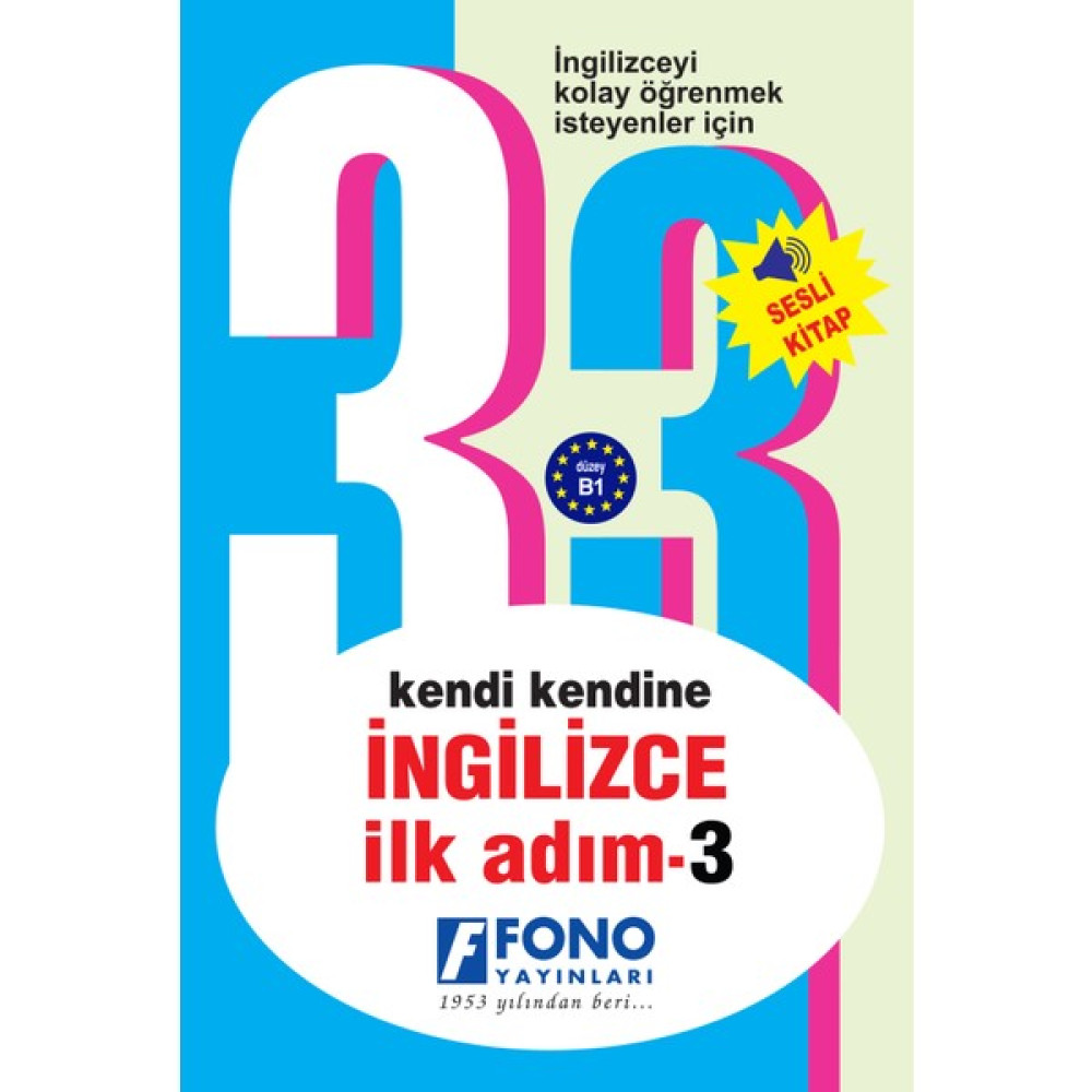 Fono Yayınları Kendi Kendine İngilizce İlk Adım 3 (Seslendirmeli) Yabancı Dil Kitapları Fiyatı