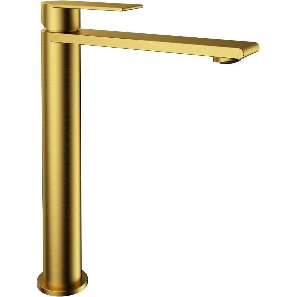 Fontana Yüksek Lavabo Bataryası (Fırçalanmış Altın) FJ-SS1022 - Altın Bataryalar & Musluklar Fiyatı