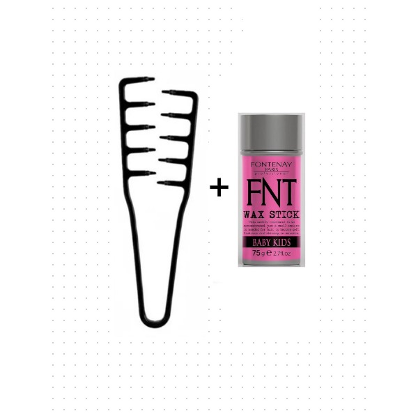 Fontenay Hair Wax Stick 75GR - Saç Sabitleyici Baby Kıds + Mucizevi Tarak 2'li Set - Krem SSD / Solid State Drive Fiyatı