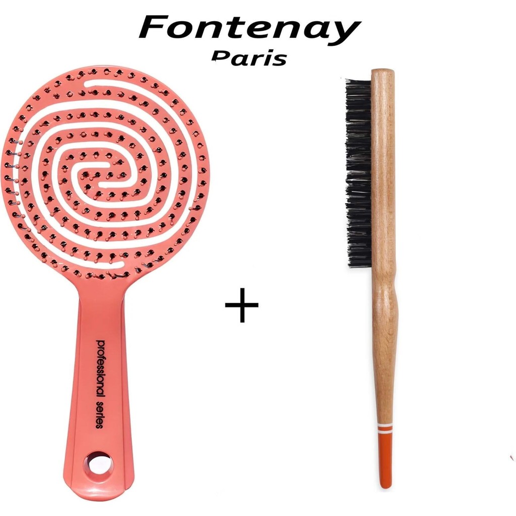 Fontenay Profesyonel Topuz Fırçası 3033 + 3 Boyutlu Açma Tarama Tarak Saç Fırçası 2'Li Set Saç Fırçası ve Tarağı Fiyatı