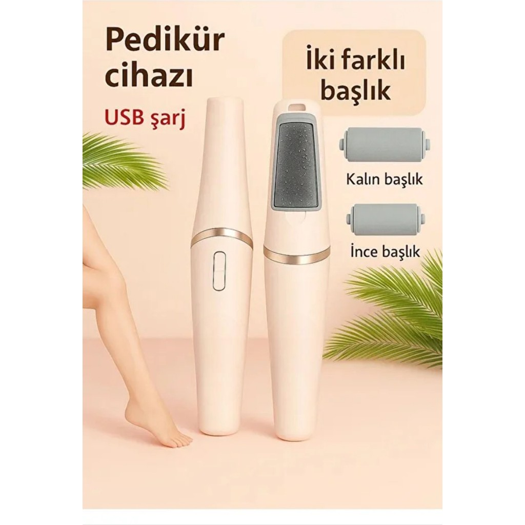 Fontenay Şarjlı Ayak Tabanı Bakım Törpüsü Elektrikli Topuk Temizleme Makinası Nasır Sökücü - Renkli Diğer Fiyatı