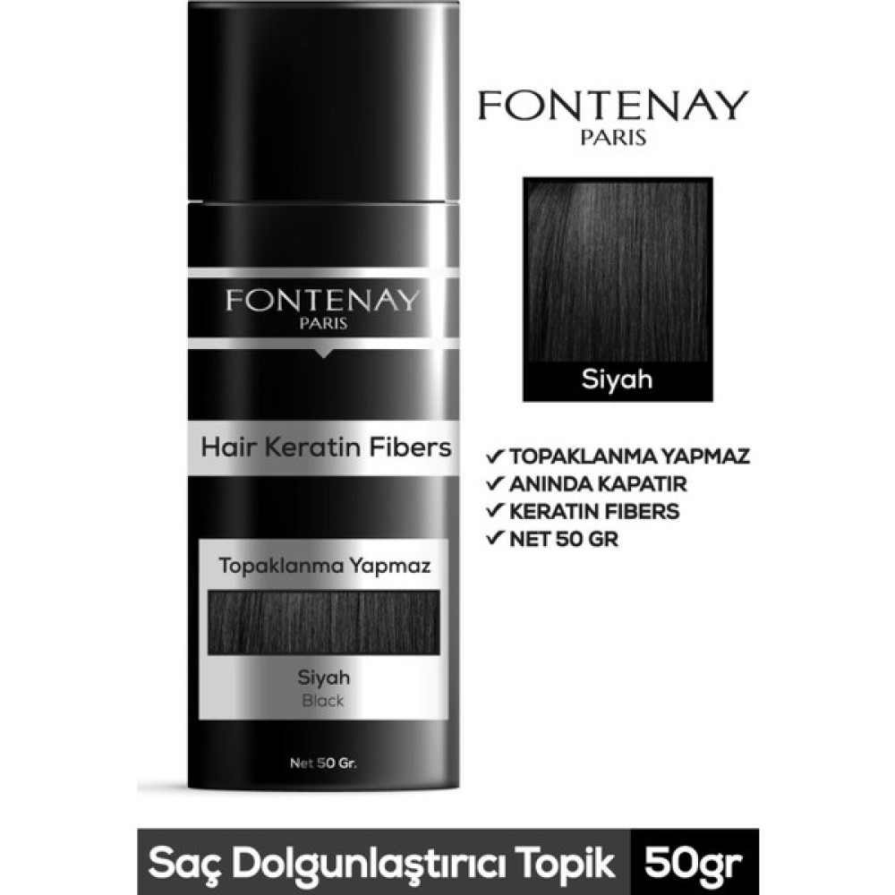 Fontenay Topik Keratin Fıbers Siyah - yok Saç Boyası Fiyatı