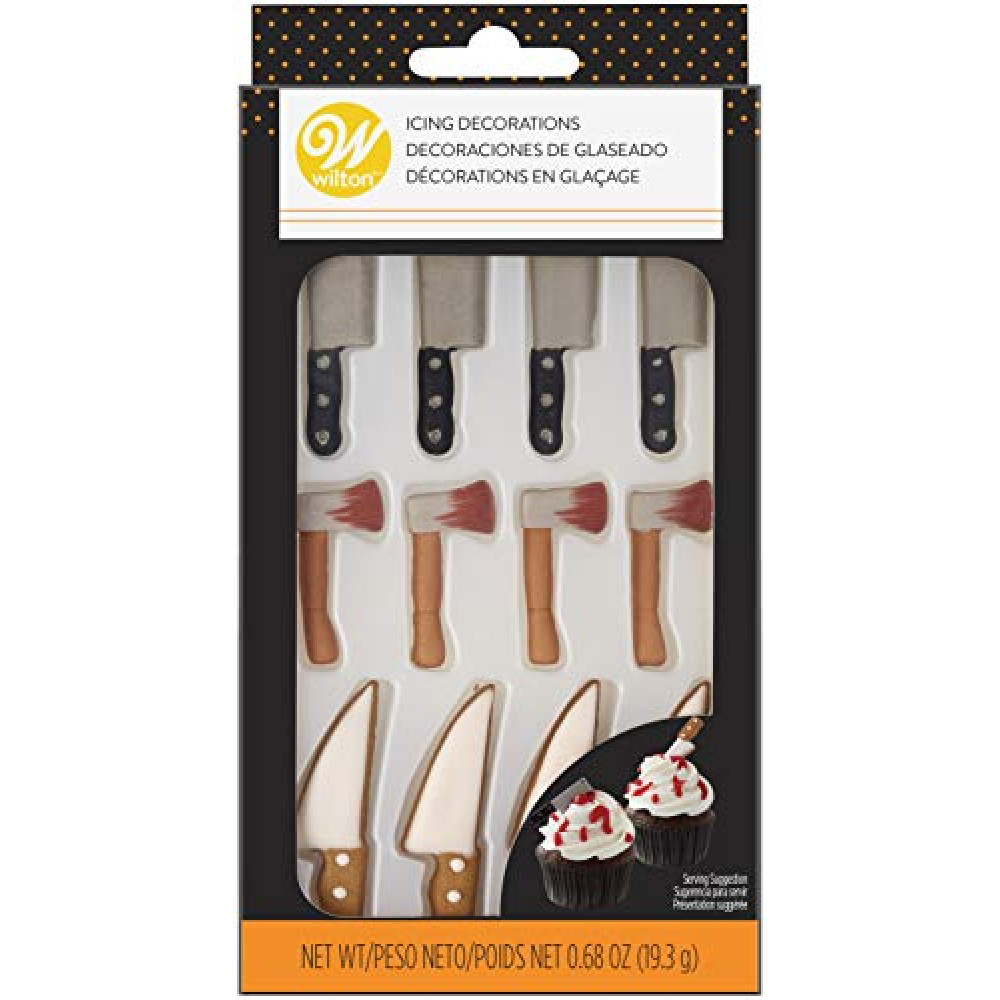 Food Items Icing Decorations, us:one size, Knife and Cleaver