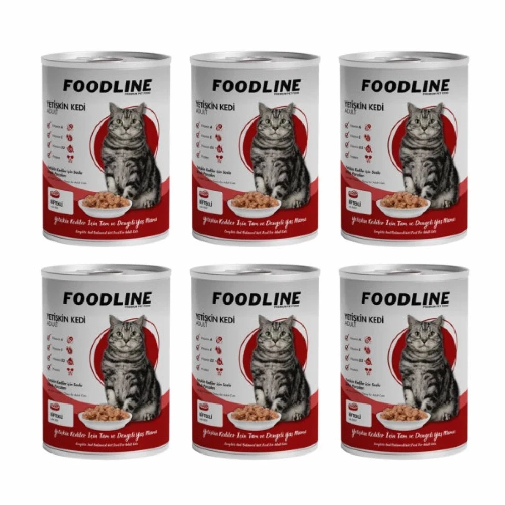 Foodline Biftekli Yetiskin Kedi Konservesi 400 Gr X 6 Adet Evcil Hayvan Ürünleri Fiyatı
