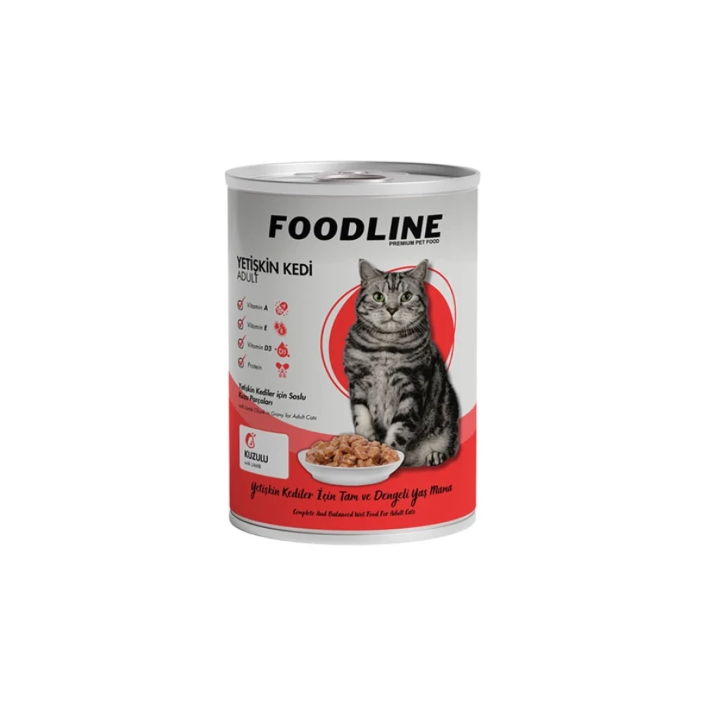 Foodline Kuzu Etli Yetiskin Kedi Konservesi 400 Gr Evcil Hayvan Ürünleri Fiyatı
