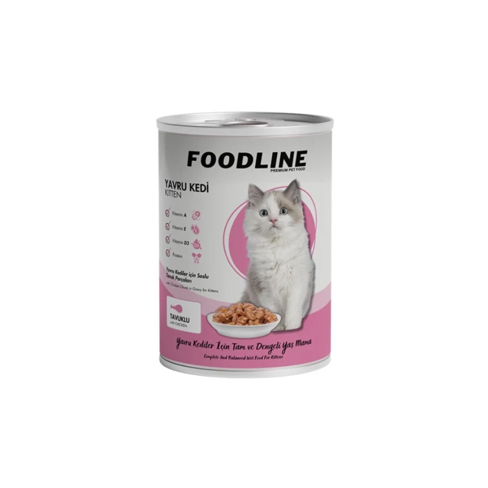 Foodline Tavuklu Yavru Kedi Konservesi 400 Gr Evcil Hayvan Ürünleri Fiyatı