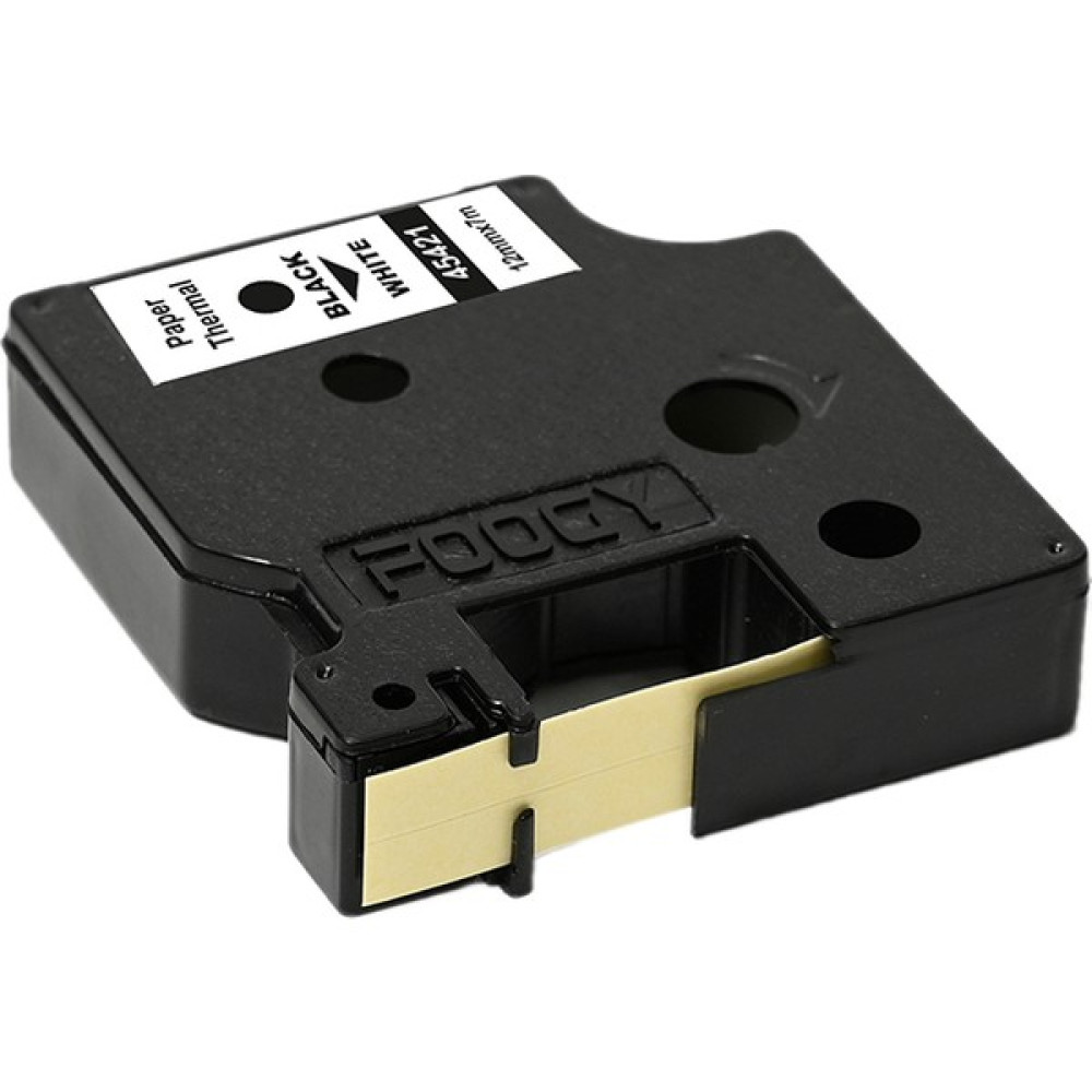 Foogy Dymo D1 KAĞIT Şerit Etiket 12 mm 7 mt Beyaz Siyah Etiket Fiyatı