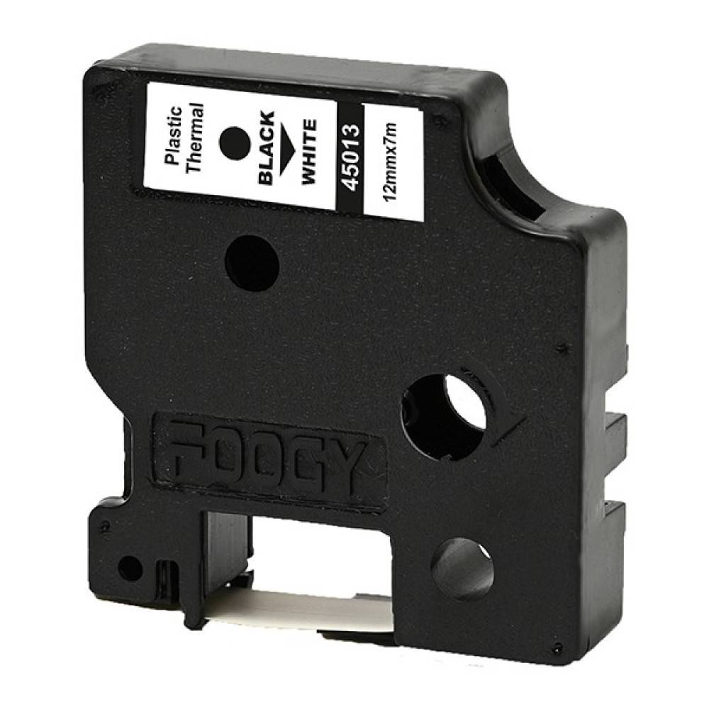 Foogy Dymo D1 Muadili Yedek Thermal Şerit Etiket 12 mm x 7 mt Plastik Beyaz Sarf Tüketim Malzemeleri Fiyatı