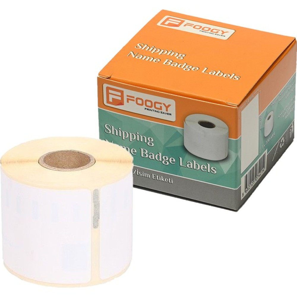 Foogy Dymo LW Muadili Sevkiyat Etiketi - 101 mm X 54 mm Etiket Makinesi Fiyatı