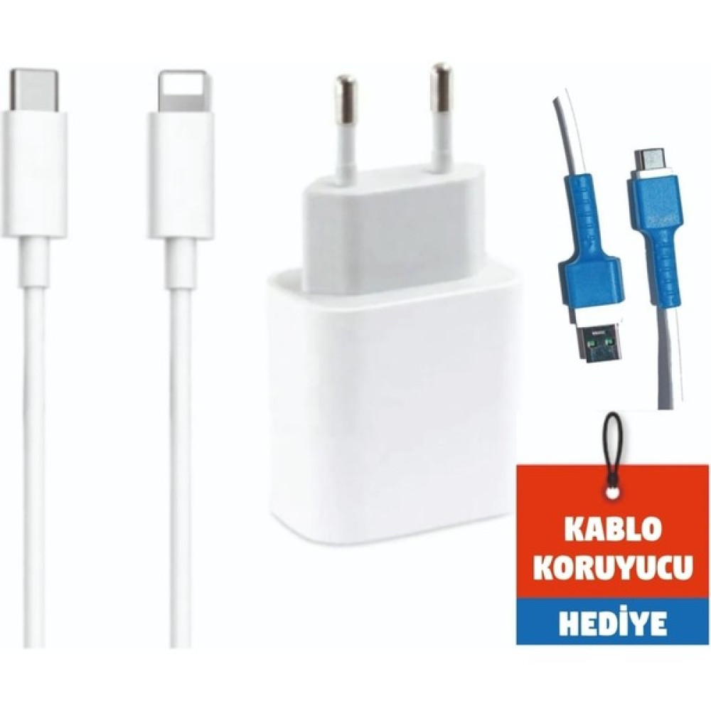 Foon Apple iPhone Uyumlu 11/12/13 Pro ve Pro Max 20W Hızlı Şarj Aleti - Beyaz Cep Telefonu Şarj Cihazı Fiyatı