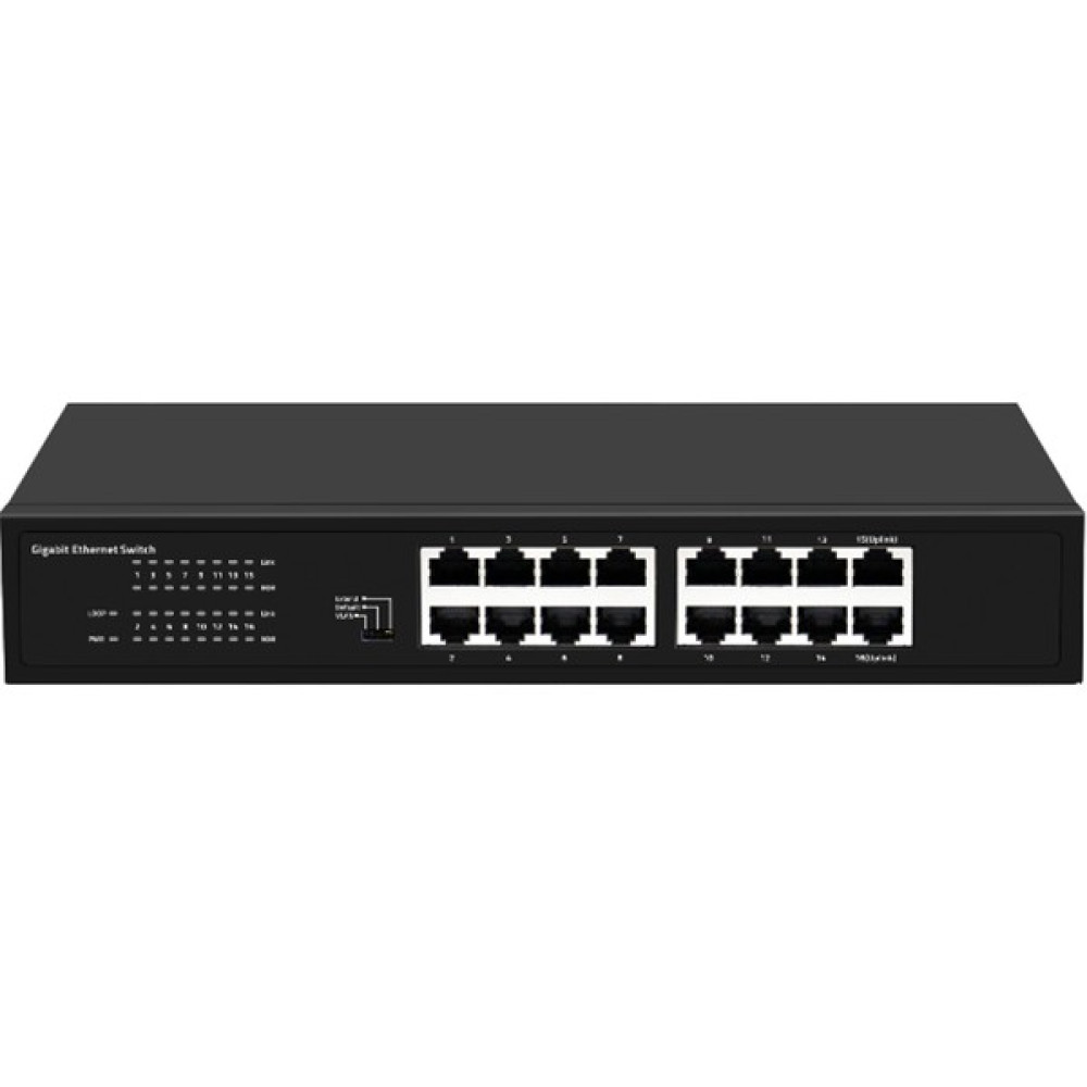 FOPTEK-16GP 16 Bağlantı Noktalı Gigabit Ethernet Anahtarı , 10/100/1000M, A220V Oto Boyaları Fiyatı