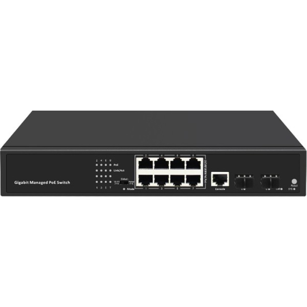 FOPTEK-8MP2S1C-120 Katman, 8 Bağlantı Noktası 10/100/1000M Poe Dahili Güç Kaynağı 52V2.3A 120W Oto Boyaları Fiyatı