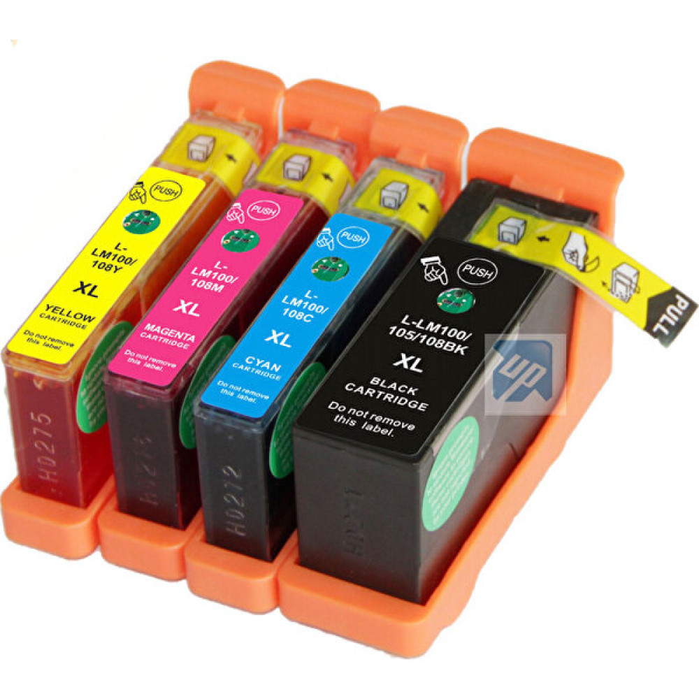For Lexmark İnterpret S409 Kartuş Seti Muadil 4 Renk Takım Yüksek Kapasite 105Xl Kartuşlar Fiyatı