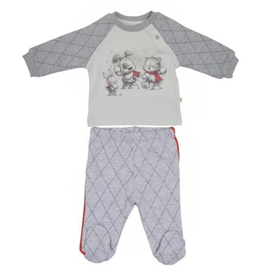 For My Baby FMY8632 Gri 0 Ay 2'li Bebek Takımı