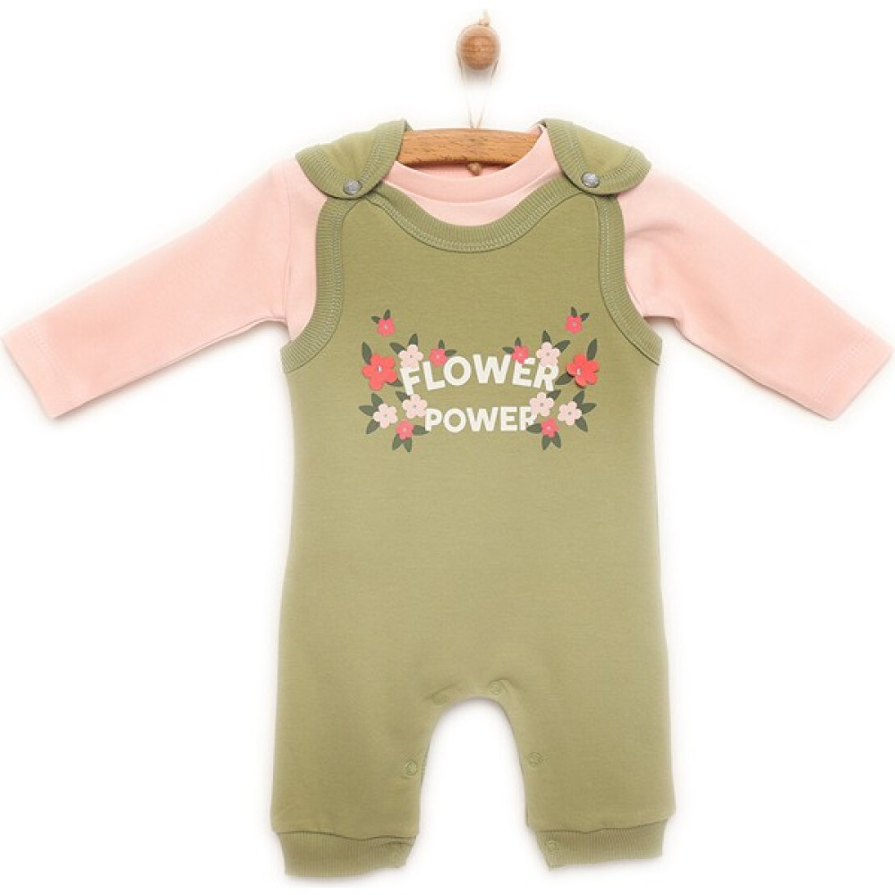 For My Baby Yenidoğan Flower Power Salopet-Sweatshirt Bebek Tulumu Fiyatı