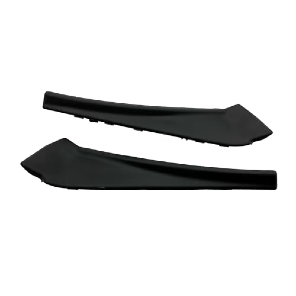 For Nissan Rogue 2014-2020 Front LH and RH Cowl Extension Trim Windshield Wiper Cover Panel Fender 66895-4CL0A 66894-4CL0A, Black